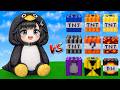 GUGU GAGA PENGUIN vs All NEW Mega TNT's in Minecraft!!