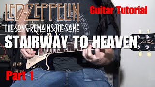 Guitar Tutorial | Stairway to Heaven The Song Remains The Same Live 1973 | Part 1 | Led Zeppelin