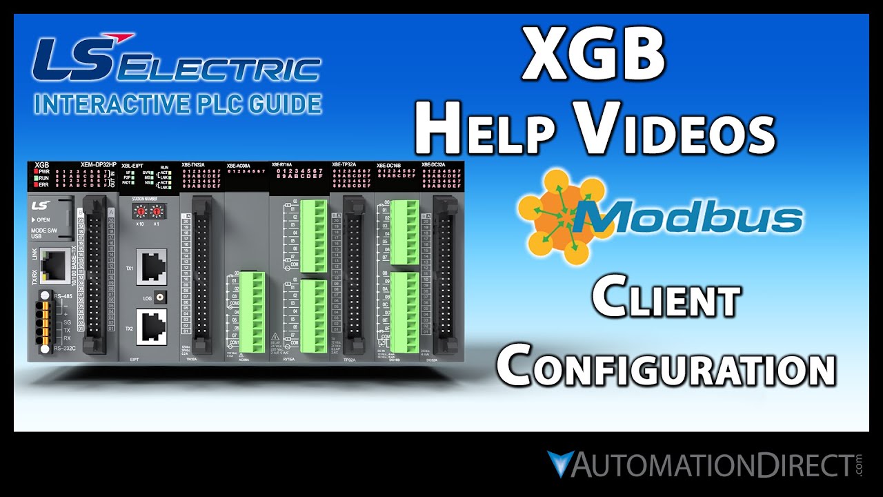 XEM Modbus/TCP Client Configuration - LS Electric XGB PLC from AutomationDirect