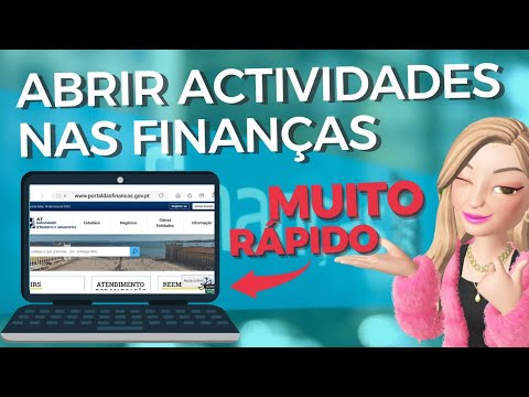 Como Abrir Atividades nas Finanças online - Passo a passo