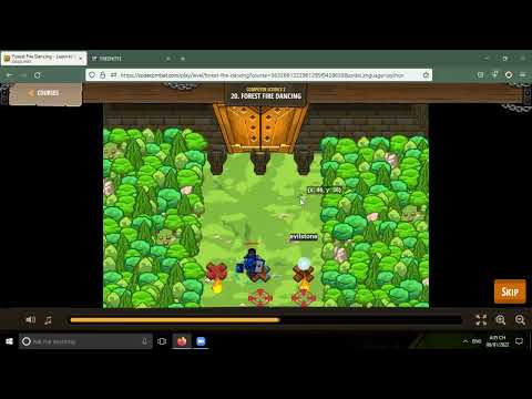 🎬 Coding for Kids | Python Beginner: Forest Fire Dancing (Step-by-Step Tutorial)