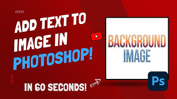 How To Add Image To Text - Photoshop 2022 - 60 Seconds!
