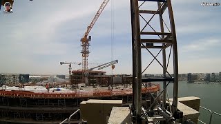 [JACK UP] FINAL HIGHT BASSBAR ALIGNMENT PASSENGER HOIST FINAL JACK UP SUPPORT 