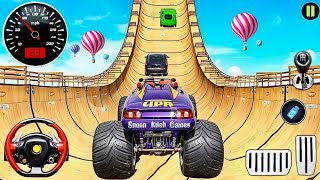 Monster Truck Mega Ramp Impossible Driver - Mega Ramp Car Stunt Master Simulator - Android Gameplay2 screenshot 4