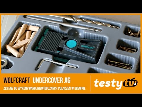 Wolfcraft: Zestaw do niewidocznych połączeń, Undercover Jig