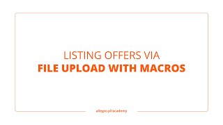 Listing offers via file upload with macros screenshot 1