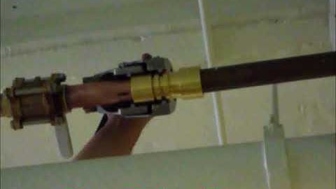 Medgas Lokring coupling montasje