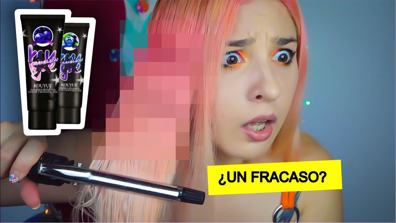 ¡Decepcionada! Tintura QUE CAMBIA DE COLOR CON LA TEMPERATURA ¿Funciona? | Ann test 🤩
