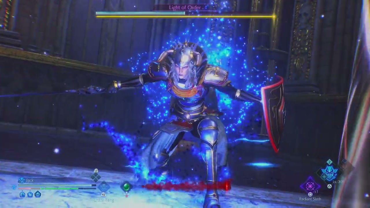 [STRANGER OF PARADISE] Lufenia Jack Garland vs Warrior of Light (No Armor Rift 180 Trial X)