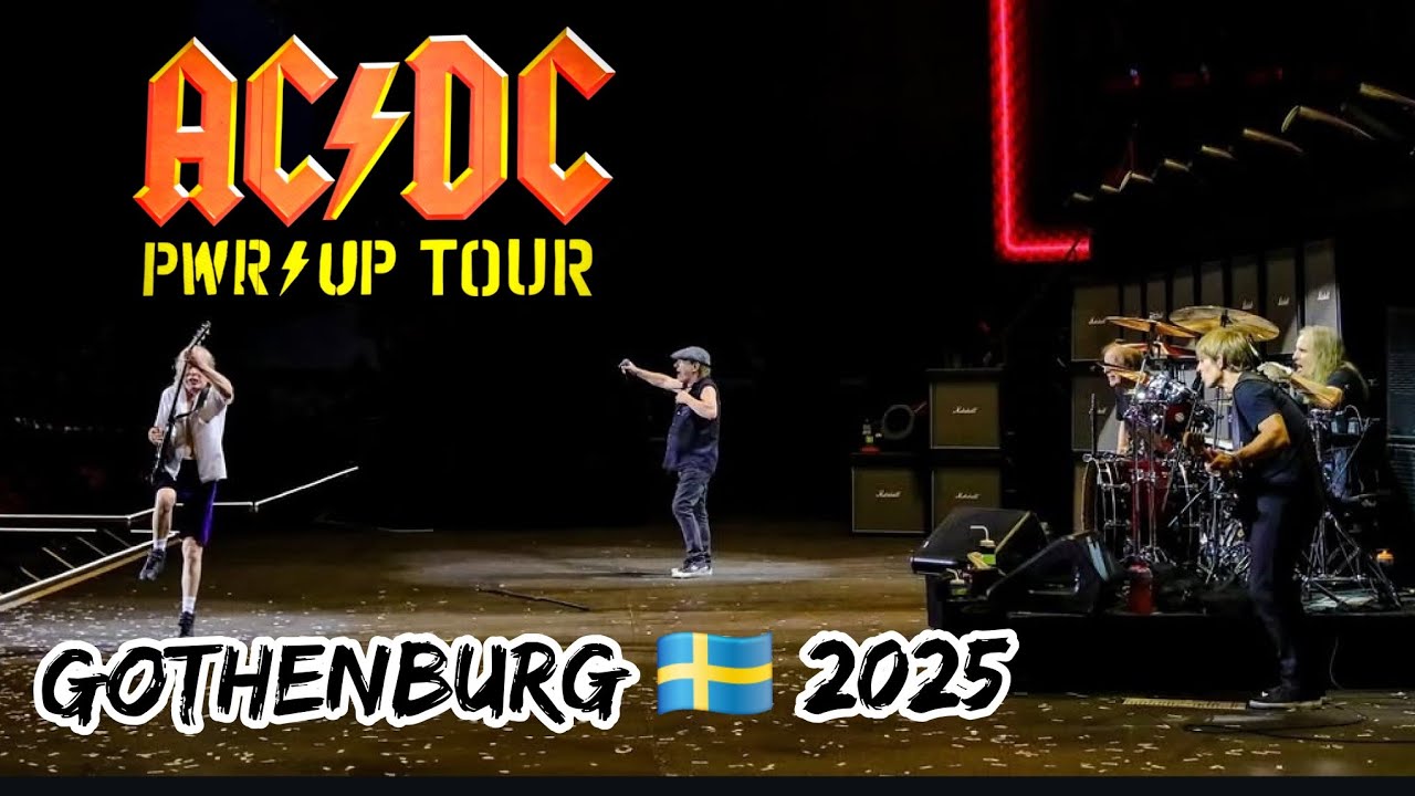 🎸 AC/DC set to shake Göteborg again – Get ready for night two of pure ...