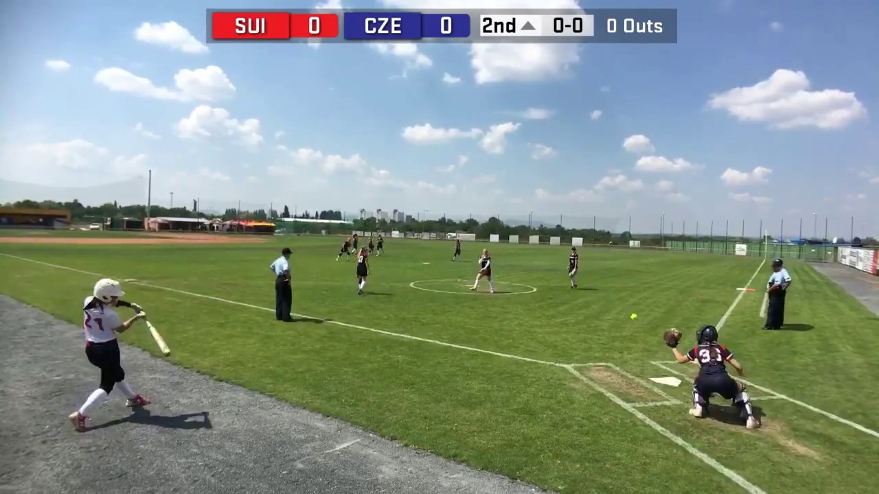 Switzerland at Czech Republic (U22 Softball European Championship) YouTube