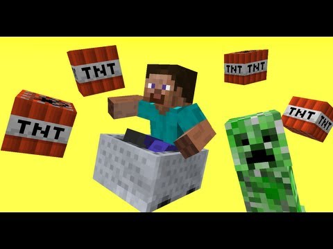 minecart racing - minecraft animation