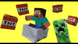 minecart racing - minecraft animation screenshot 1