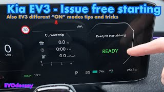 Kia EV3- How start the car without issues