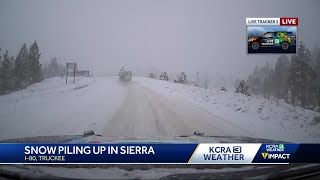 Northern California snowstorm coverage | School closures, travel delays on Tuesday, April 1, 2025