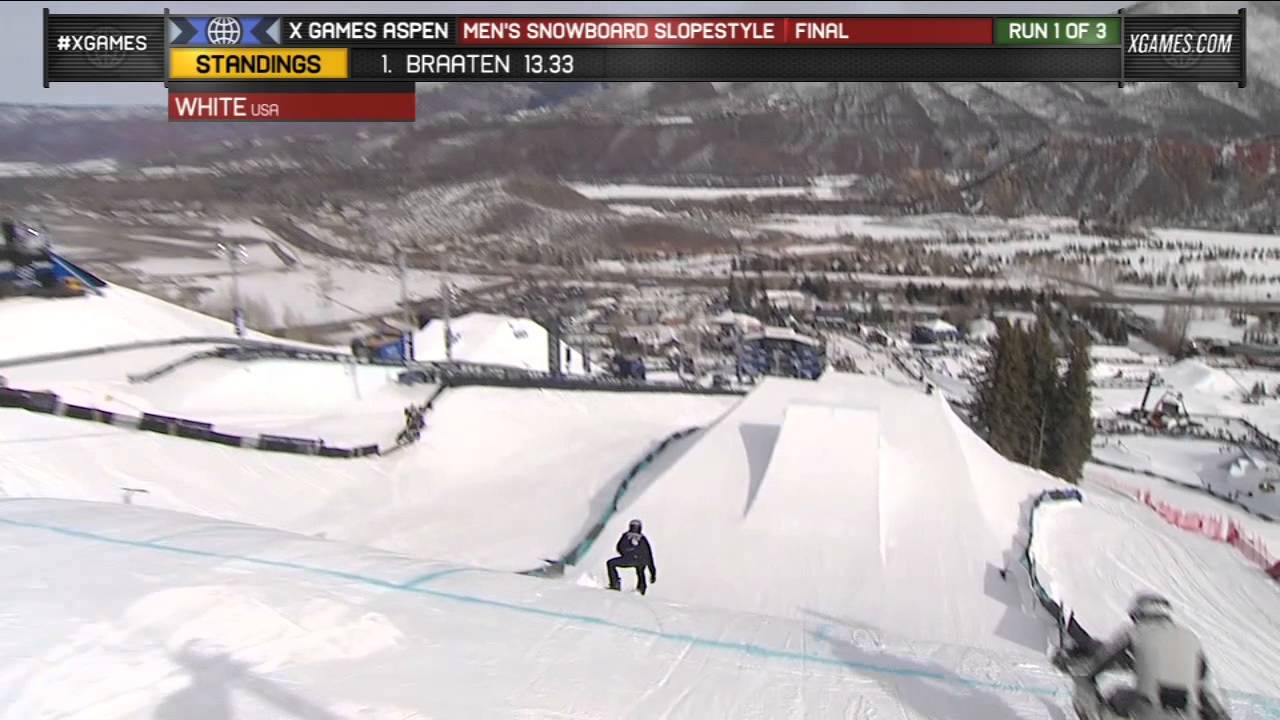 X Games Aspen 2013 Shaun White Men's Snowboard Slopestyle Final YouTube