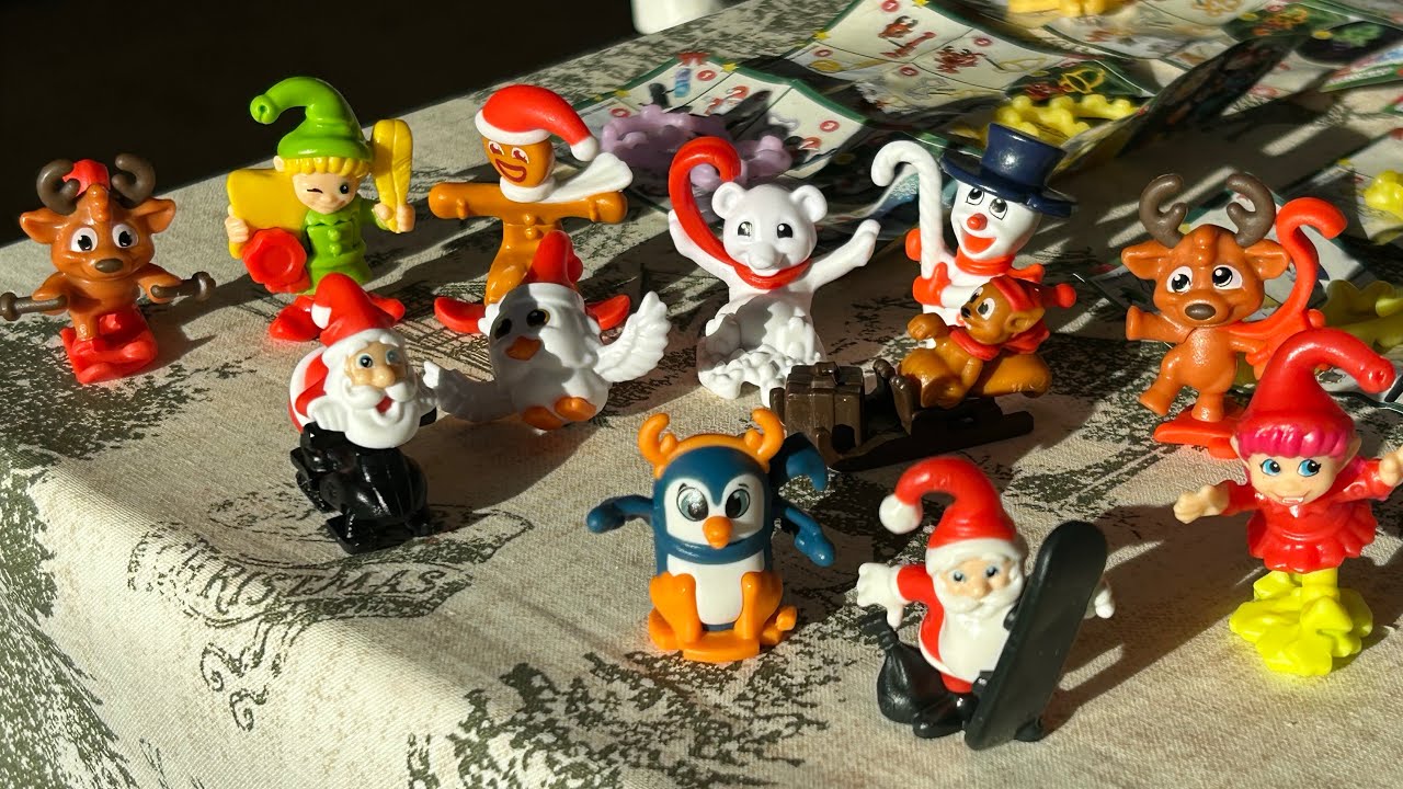 Kinder surprise chocolate eggs Christmas collection 2024 - YouTube