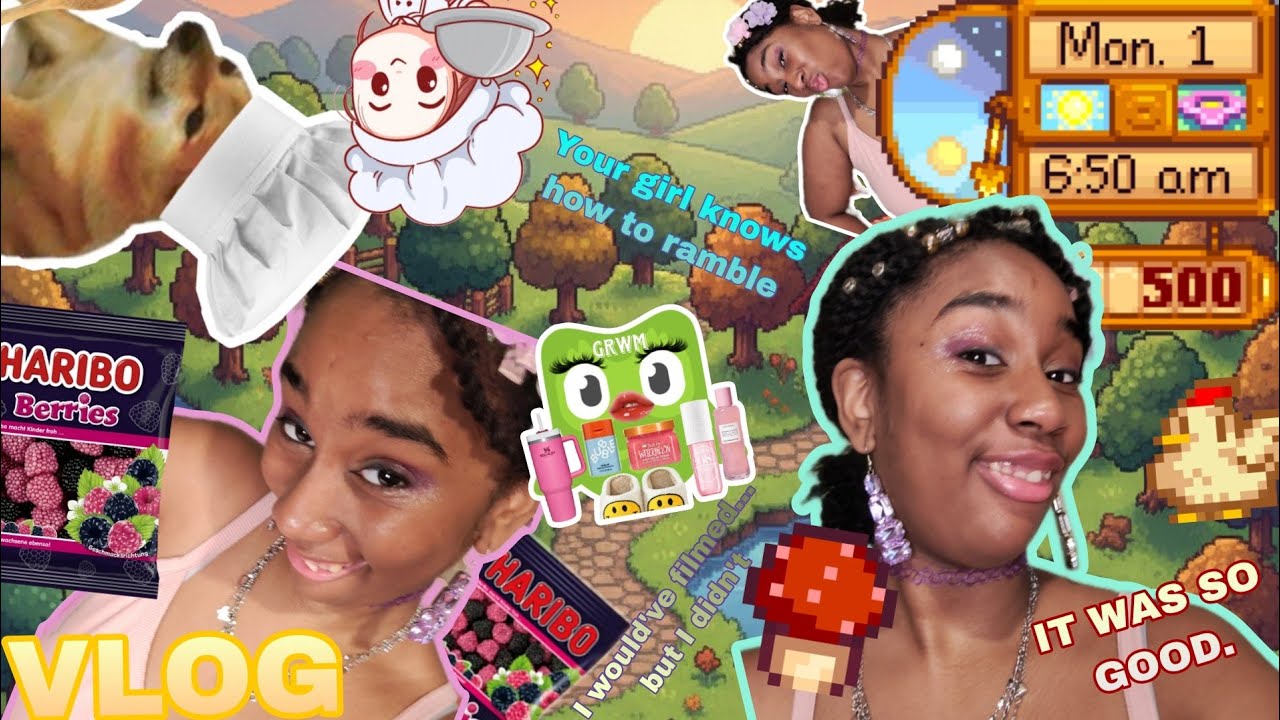 Didn't Think to Record but its ok!!| GRWM + Writing +Gameplay and more| VLOG