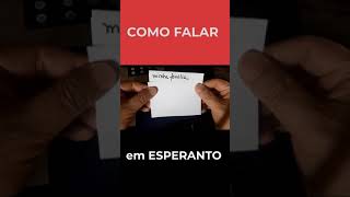 EM ESPERANTO COMO FALAR “MINHA FAMÍLIA” #shorts | ASMR tapping intenso