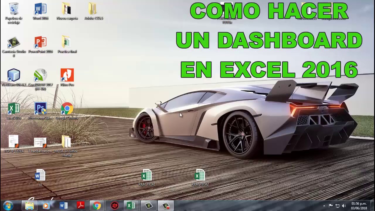 Como Hacer Un Dashboard En Excel 2016 2019 YouTube