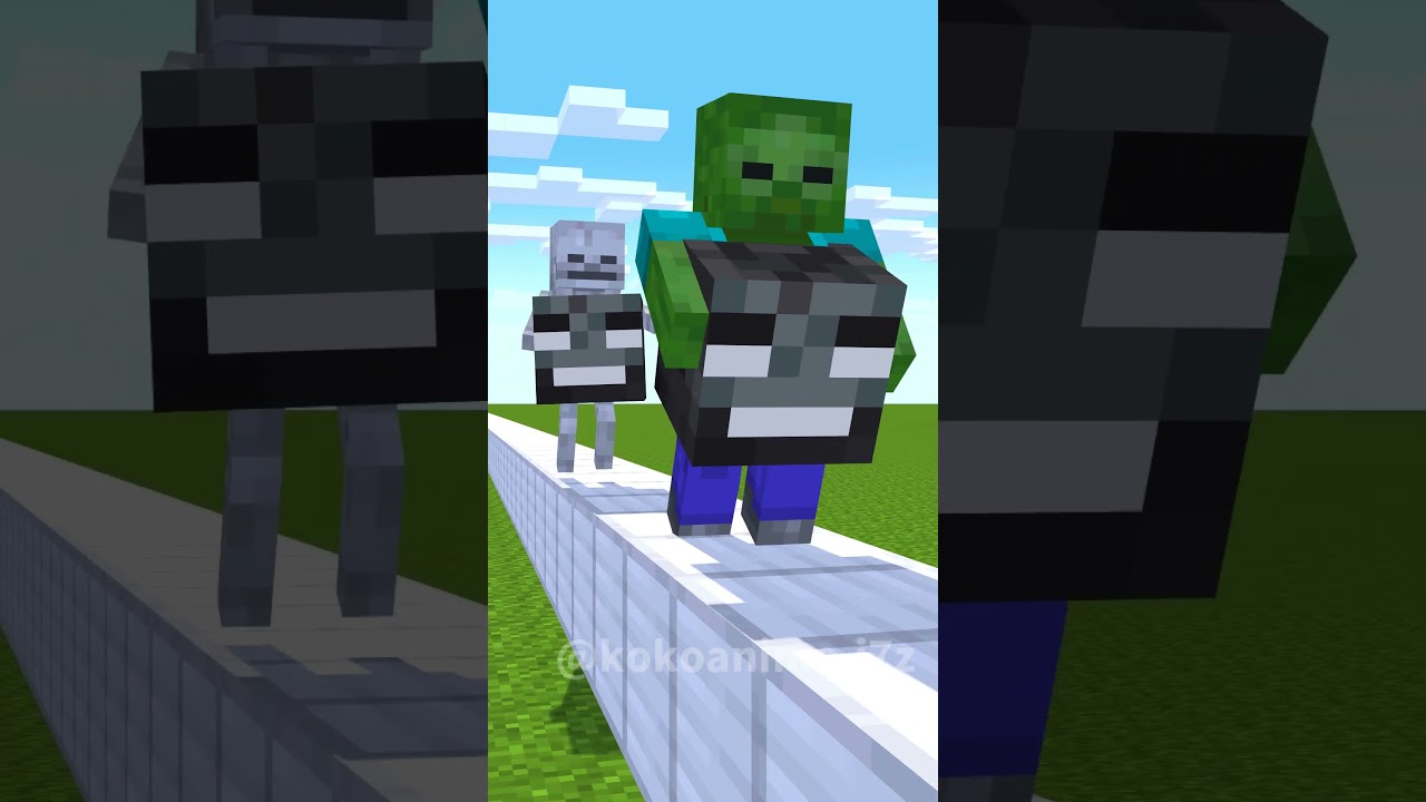 【マイクラ】ウィザー完成！ #minecraftanimation