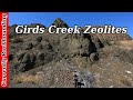 The process of finding zeolites and other small minerals  rockhounding oregon girds creek zeolites