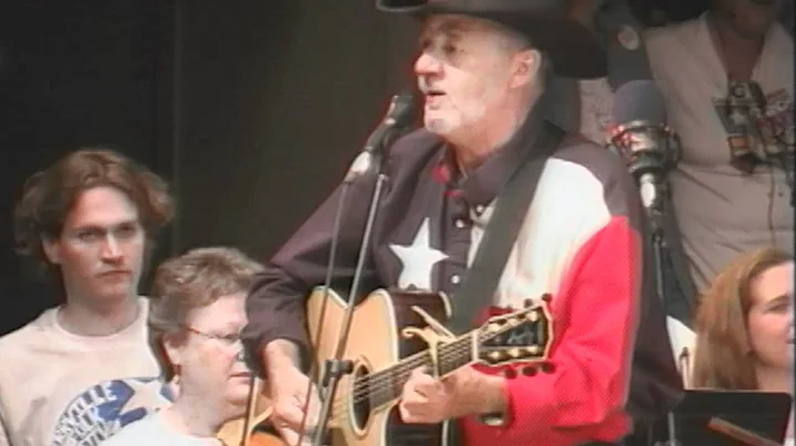 Alan Damron at the Kerrville Folk Festival 30th An...
