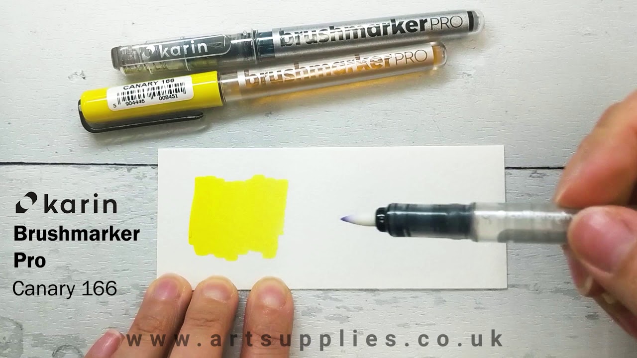 Karin Brushmarker PRO 166 Canary