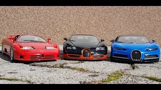 BUGATTI CHIRON VS. VEYRON VS. EB110