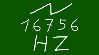 16756 hz saw