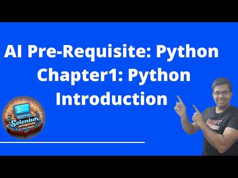 Chapter1: Only video you need to learn Python from Scratch - Chapter1- Introduction #python #ai
