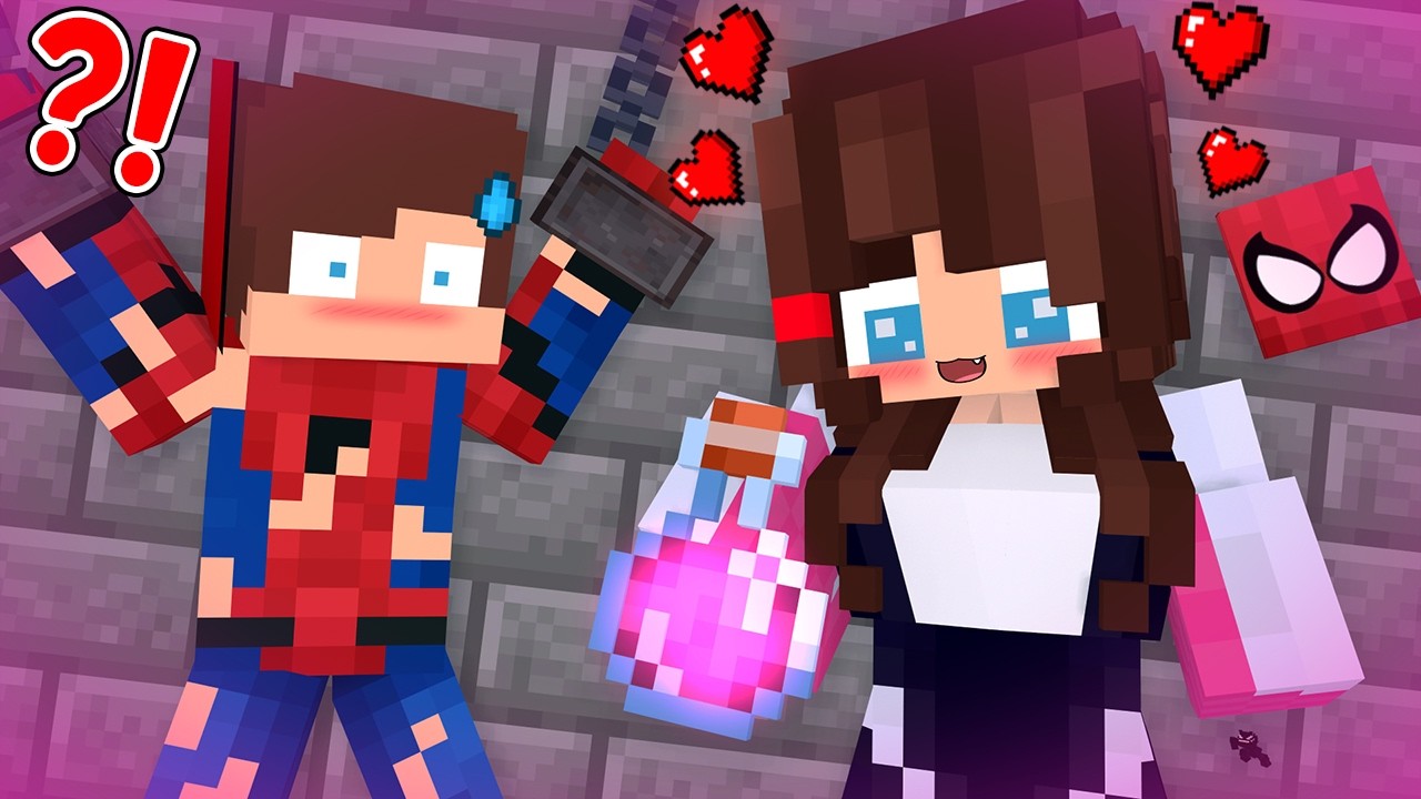 MAIZEN : JJ Spider-Man VS Spider-Girl JJ Sister?! - Minecraft Animation JJ & Mikey