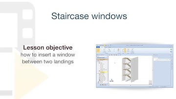 Edificius Tutorial - Staircase window - ACCA software