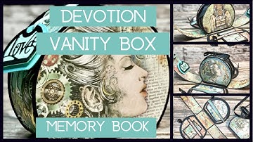 Devotion Vanity Box & Mini Book Tutorial STAMPERIA Mechanical Seaworld