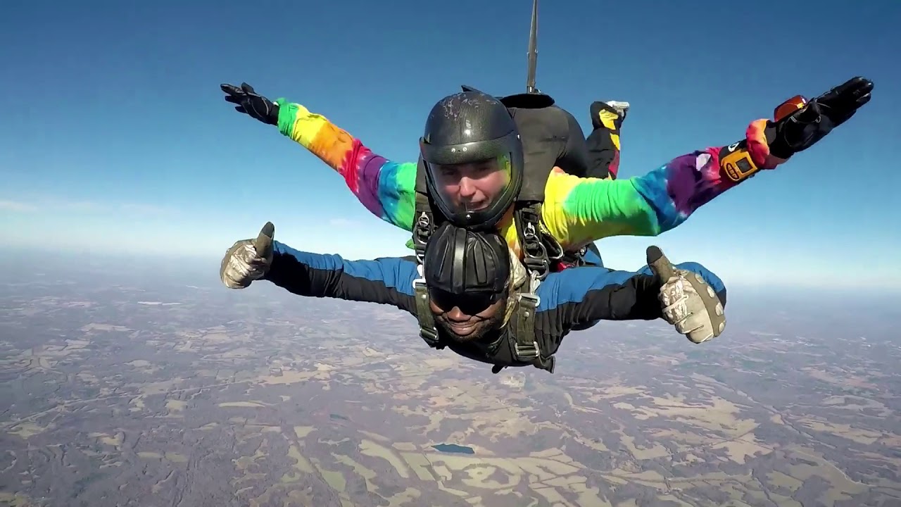 Tandem skydive at West Tennessee Skydiving YouTube