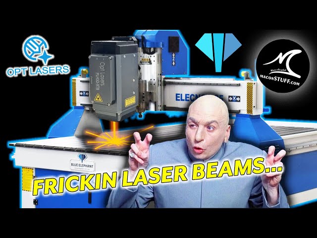 Chinese CNC gets an Opt Lasers Upgrade XT8 45W - Blue Elephant CNC