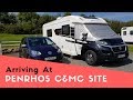 Arriving At Penrhos Caravan And Motorhome Club Site On Anglesey, Wales  | Welsh Tour 2019