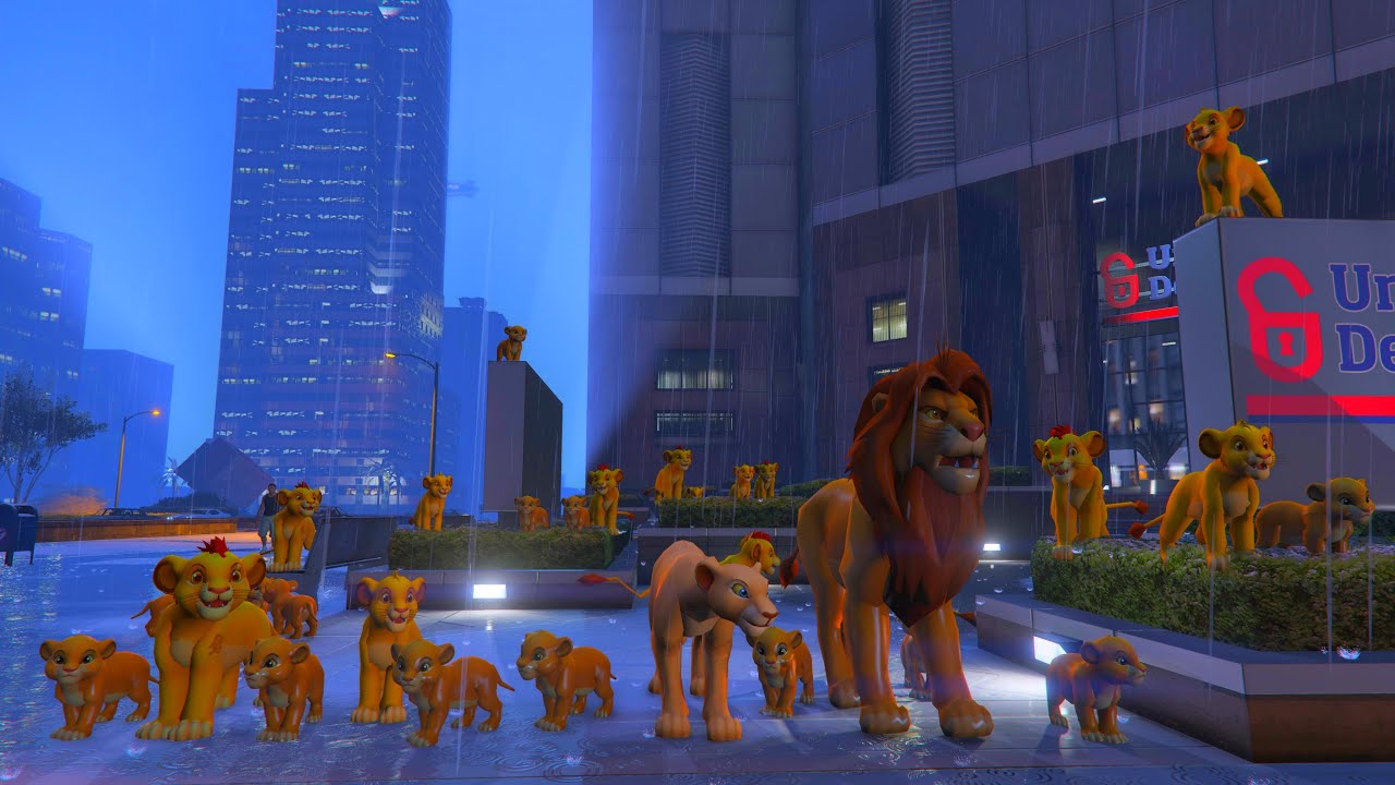 Simba’s Quest for Warmth ️🔥 | Epic Battles in a Snow-Covered City - YouTube