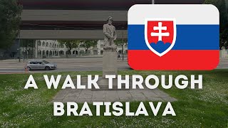 A walk through Bratislava - An easy walk around the city to music