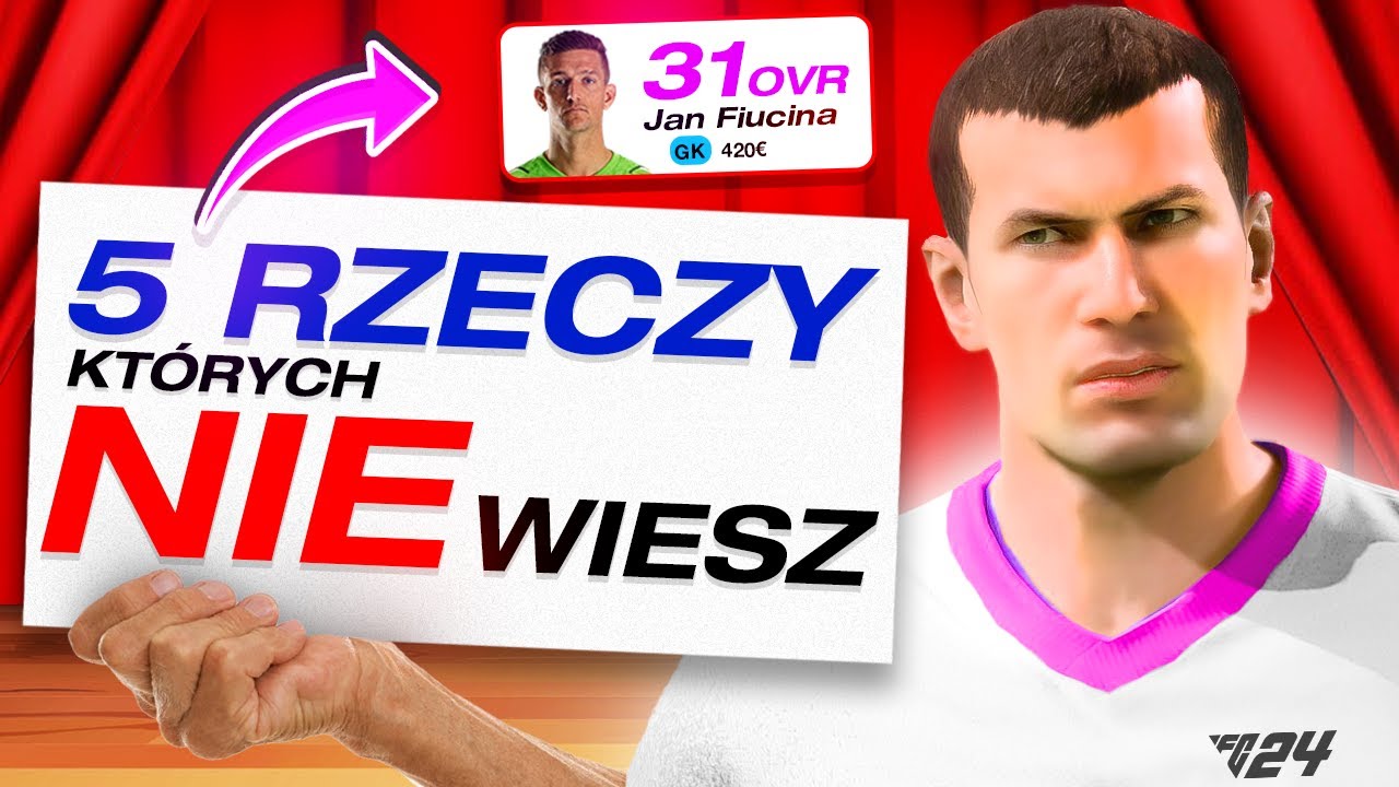 ⚽5 RZECZY, KTÓRYCH NIE WIESZ O FC 24 I KARIERZE! ⚽