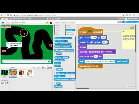 Scratch: Timer Countdown Part 3 (User Input)