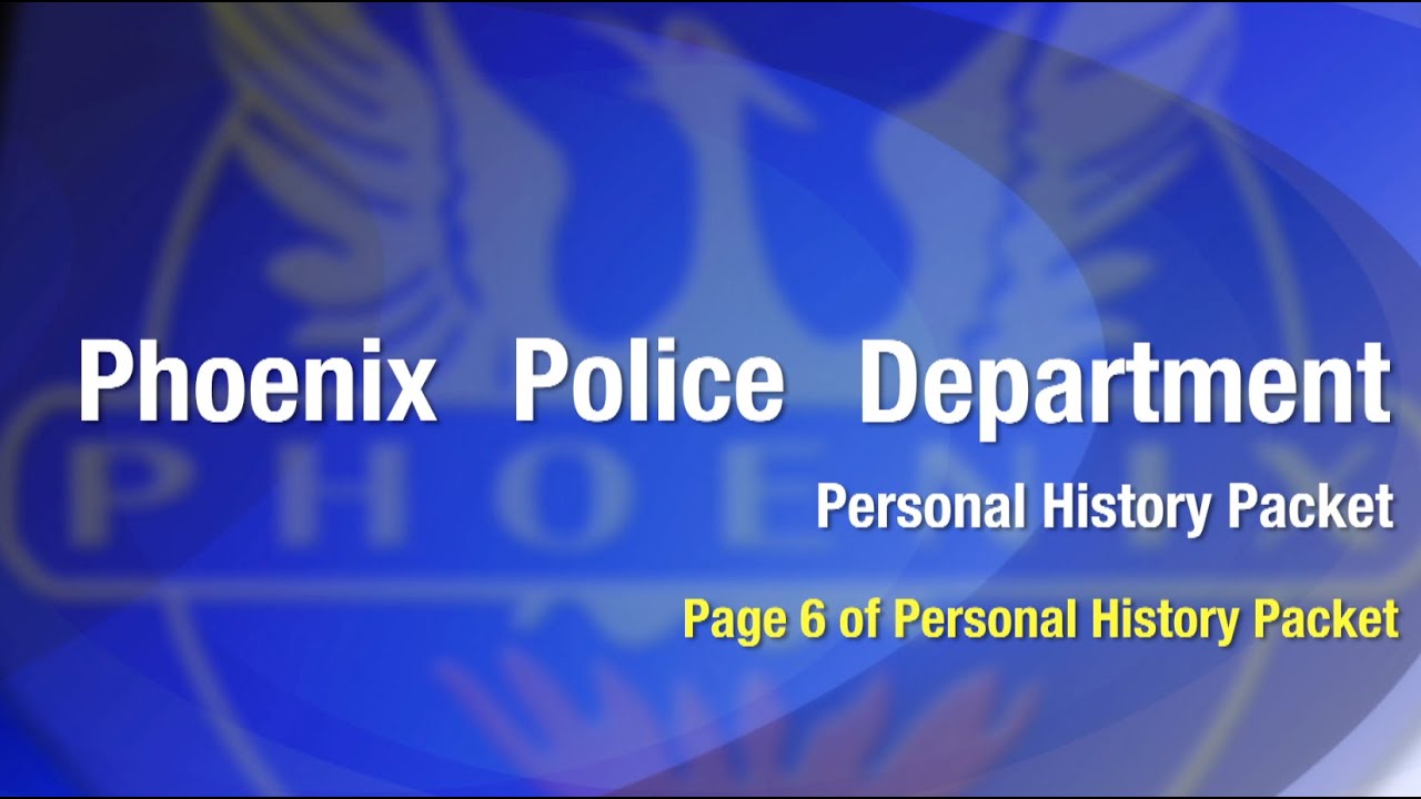 Personal History Packet - Page 6 - YouTube