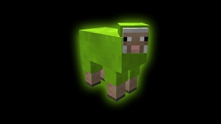 ✔How To Make Glow In The Dark Colour Changing Sheep In Minecraft PE!?