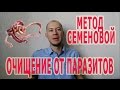Методика дегельментизации (очищения) от паразитов по методу Надежды Семеновой