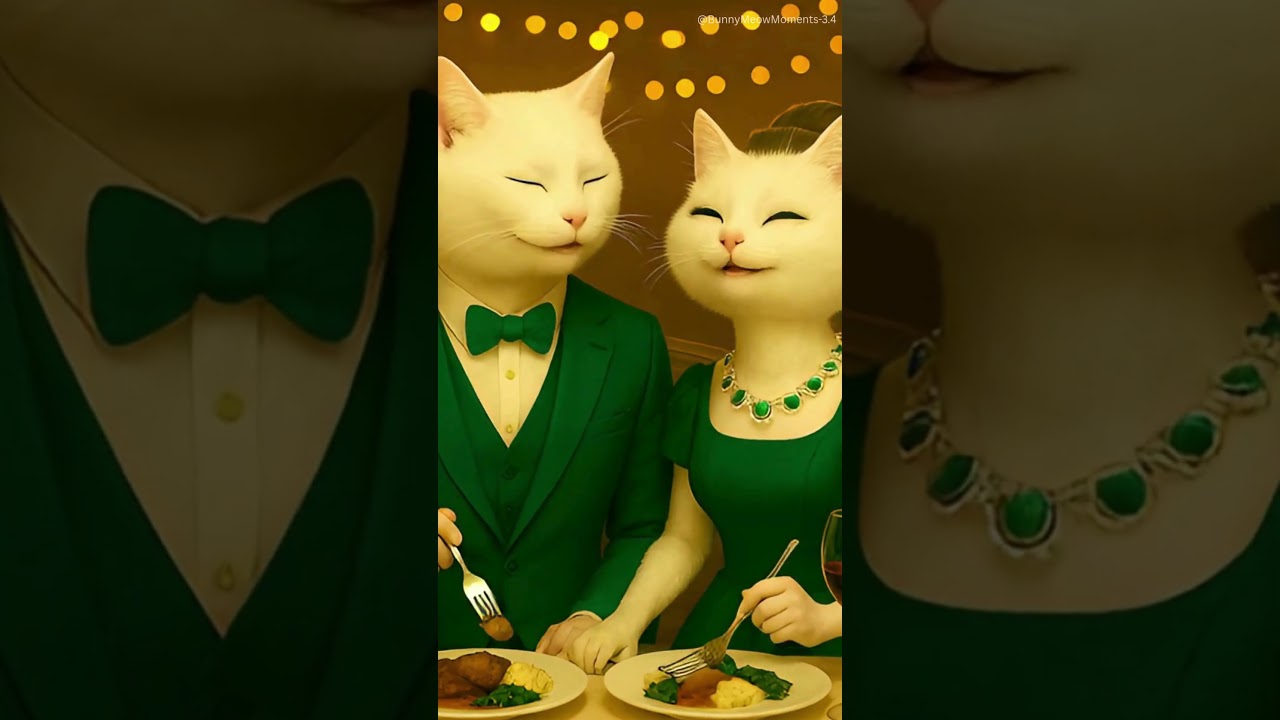 Moments of Cat couple's 🤍🌼😸🐾🐈 