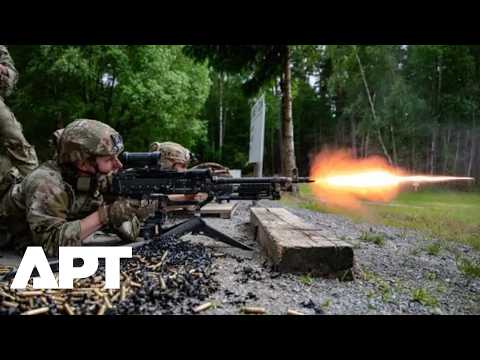 Lithuania And France Conduct Live-Fire Military Drills At Pabrade Training Area | APT
