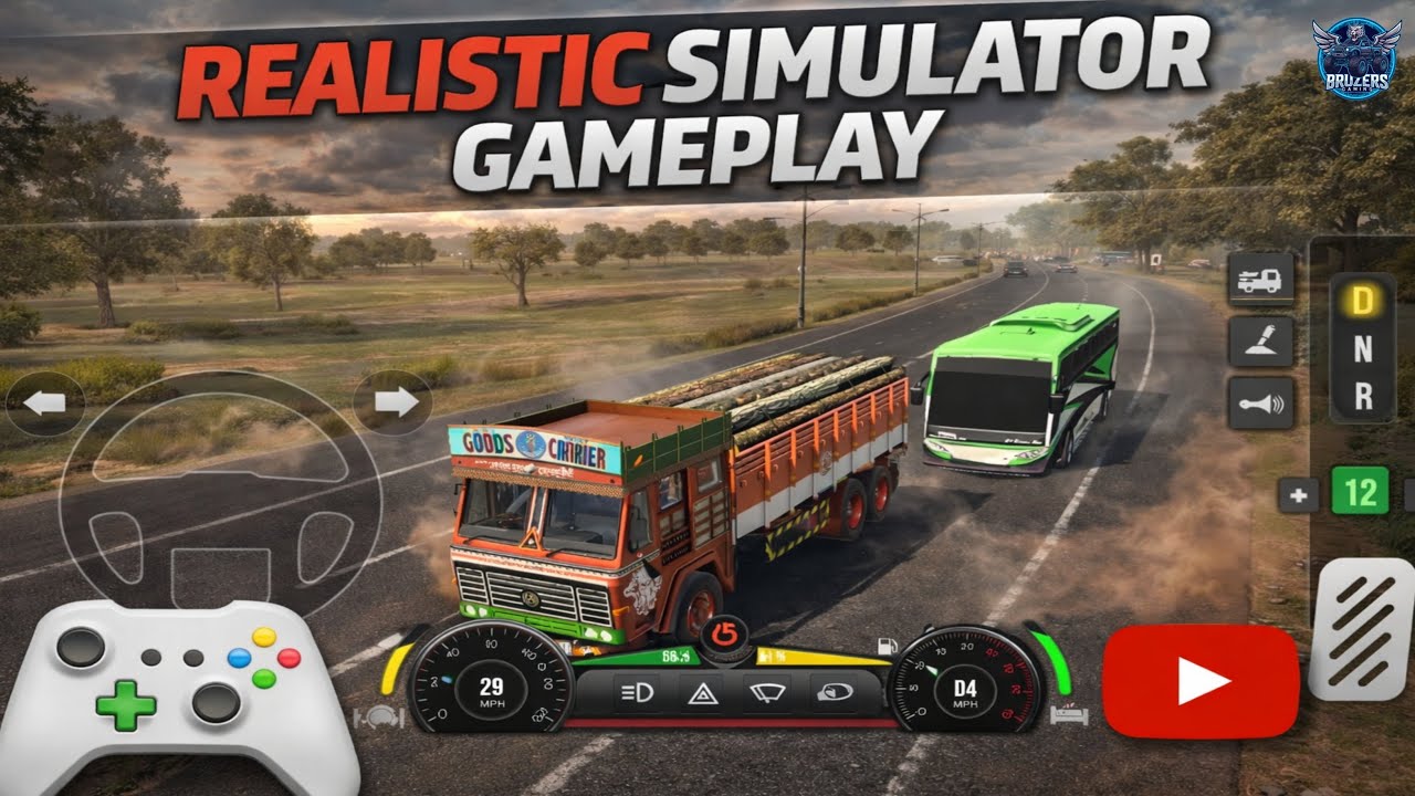 Indian Truck Simulitor Gamepaly Videos | 
