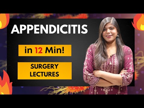 Appendicitis - Definition | Clinical Features and Management | Surgery Lecture and Notes | MBBS
