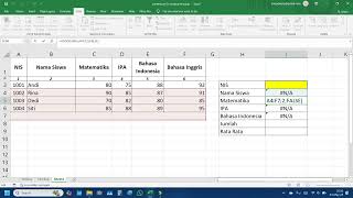 VLOOKUP \u0026 HLOOKUP Excel: Cari Nilai Siswa dengan NIS | Tutorial Lengkap