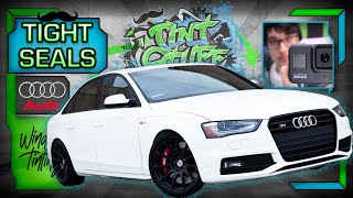 🔴 Audi Window Tint | How to Tint Car Windows | Hand Cut and Install A4 Window Tint